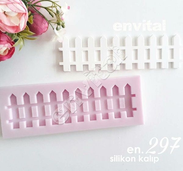 Düz çit silikon kalıp