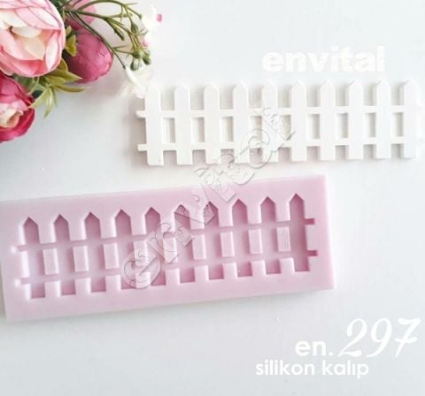 Düz çit silikon kalıp