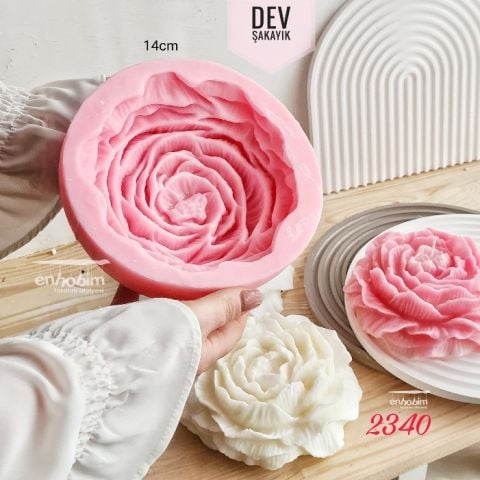 Şakayık DEV BÜYÜK 14cm mum silikonkalıp