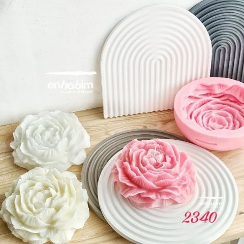 Şakayık DEV BÜYÜK 14cm mum silikonkalıp