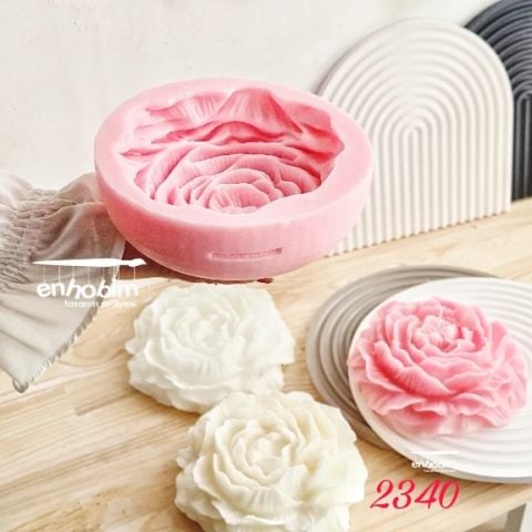 Şakayık DEV BÜYÜK 14cm mum silikonkalıp