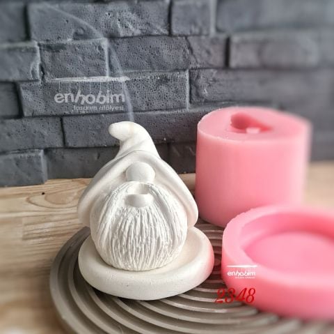 Cüce Tütsülük 2li Set Silikon kalıp