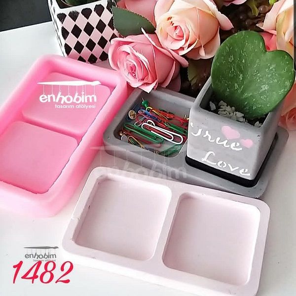 2li taban saksı altı silikon kalıp