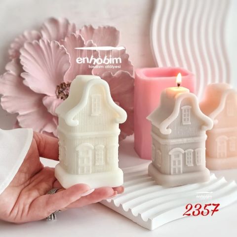 Ev mum çizgili desen silikon kalıp