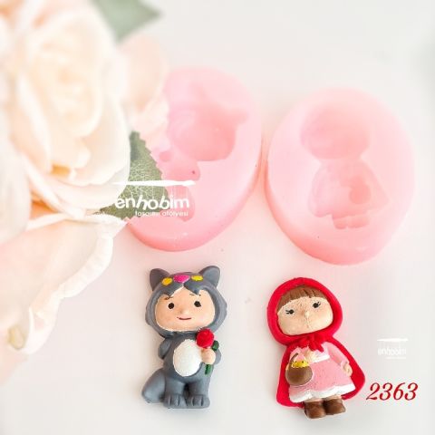 2li Set Kırmızı başlıklı kız   Silikon kalıp