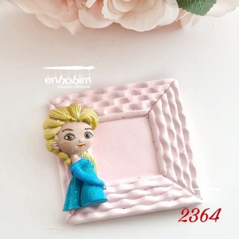 Frozen ELSA  2 boyutlu Silikon kalıp