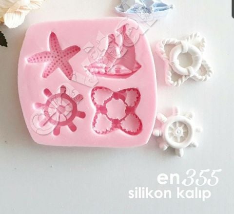 Denizci objeler silikon kalıp