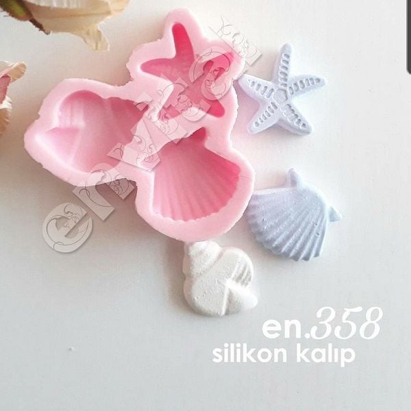 Deniz objeler silikon kalıp