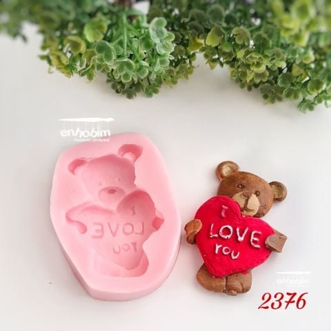 I love Ayıcık Silikon Kalıp