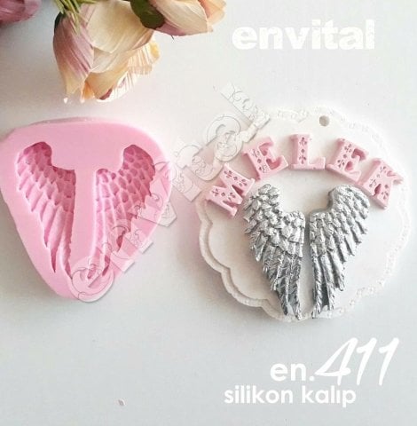 2li melek kanadı silikon kalıp