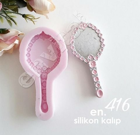 Çiçekli ayna silikon kalıp