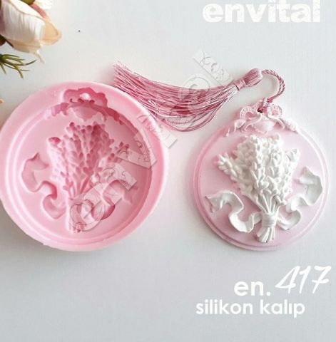 Tavanda lavanta buketi silikon kalıp