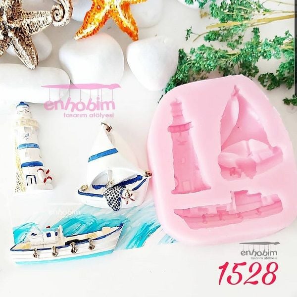 3lü gemi set silikon kalıp