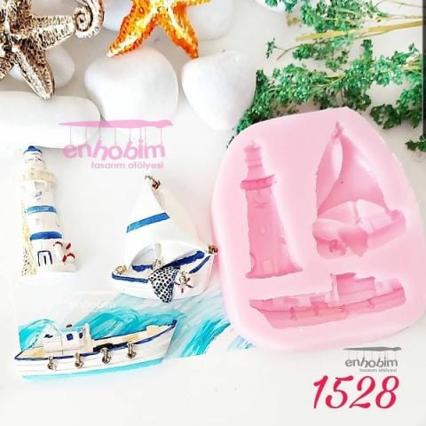 3lü gemi set silikon kalıp