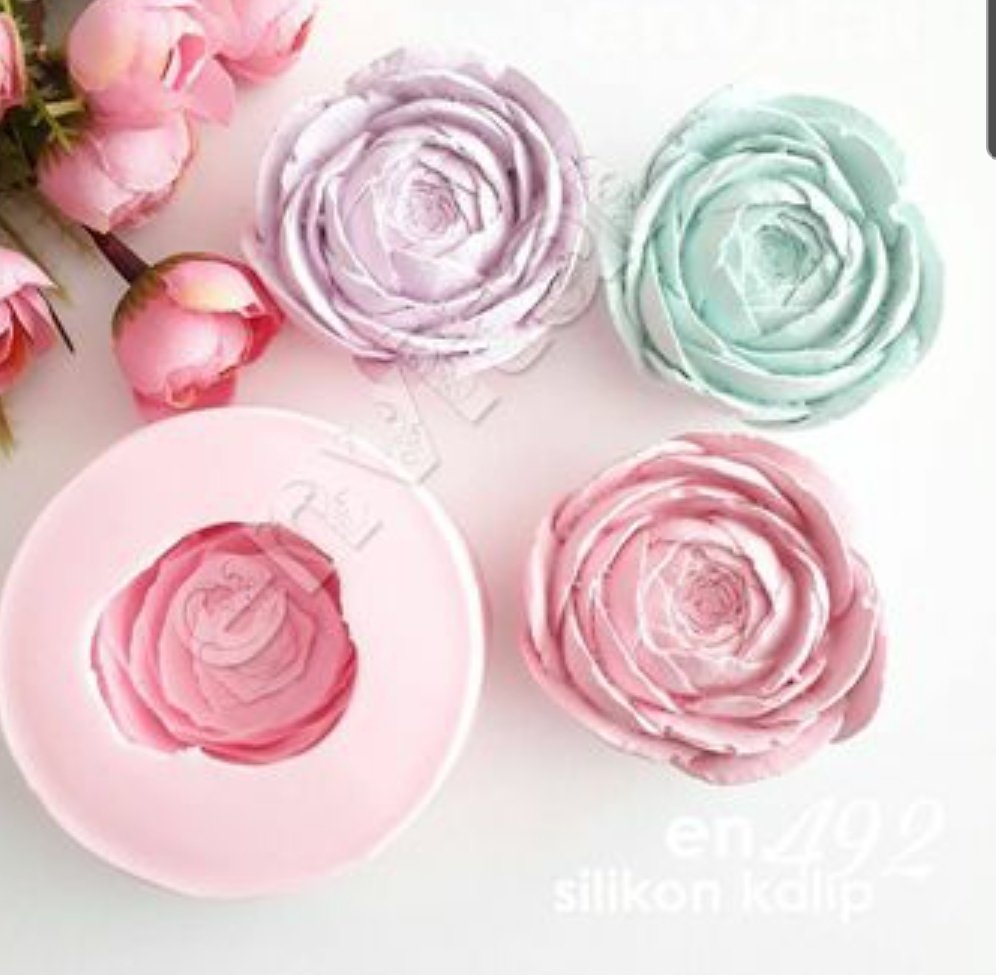 Büyük şakayık çiçek silikon kalıp