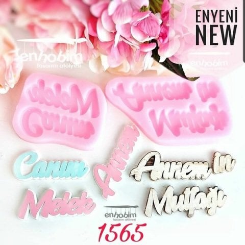 Melek & canım annemin mutfağı silikon kalıp