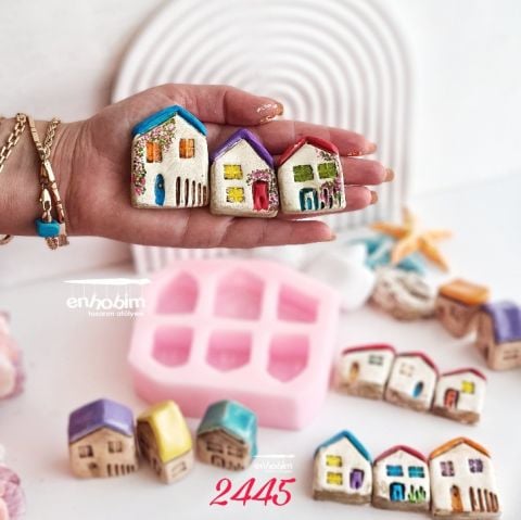 Dekor EVLER 6 LI SET  Silikonkalıp