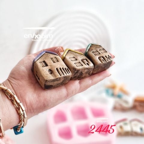 Dekor EVLER 6 LI SET  Silikonkalıp