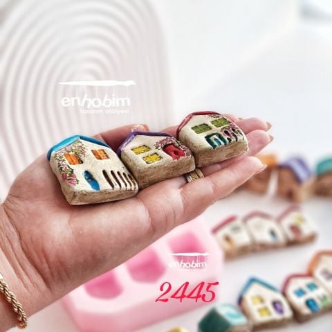 Dekor EVLER 6 LI SET  Silikonkalıp