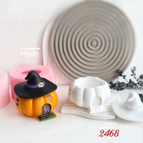 Cadı Evi KUTU halloween KABAK Silikon kalıp
