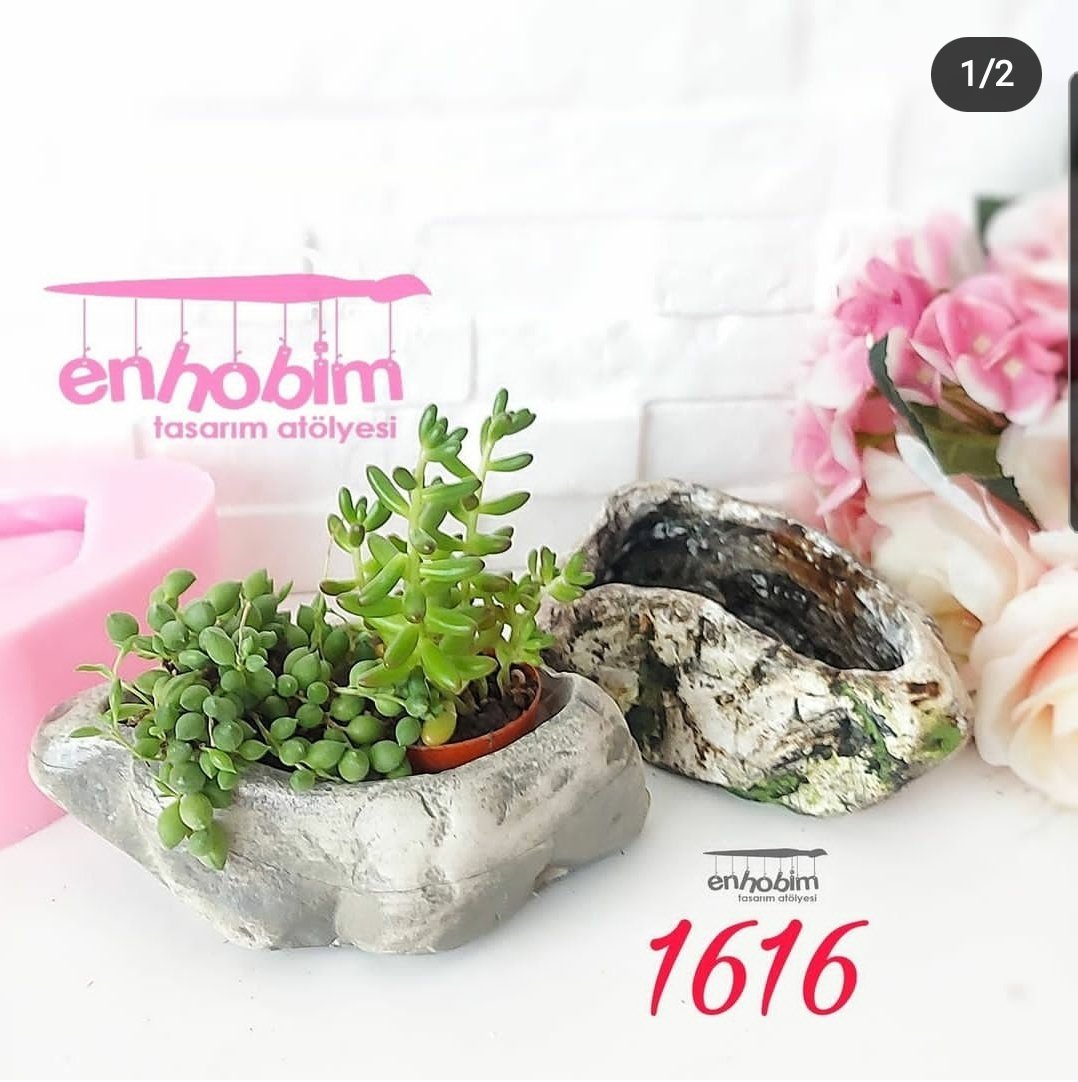 Taş saksı silikon kalıp