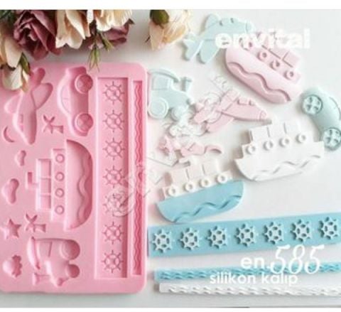 Gemi,araba ince form objeler silikon kalıp