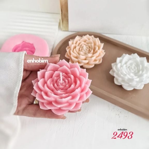 Sukulent Dikenli Yaprak Büyük boy silikon kalıp