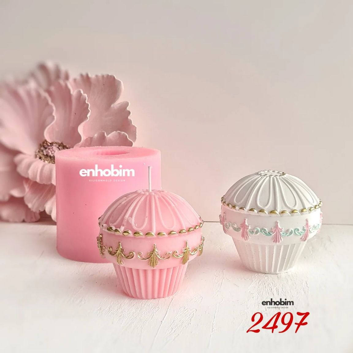 Cup cake mum Slikon kalıp