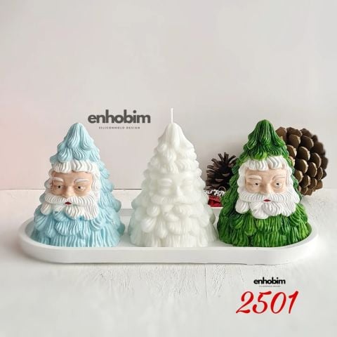 Noel Baba Çam Ağacı Silikon Kalıp