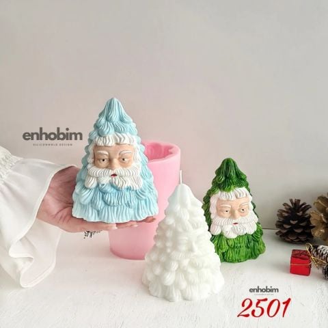 Noel Baba Çam Ağacı Silikon Kalıp