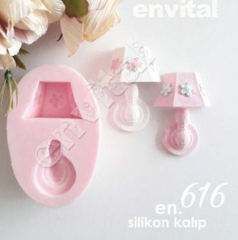 Duvar abajur silikon kalıp