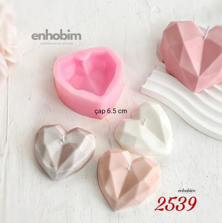Geometrik desen ortaboy KALP silikon kalıp