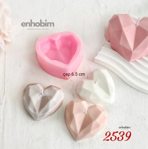Geometrik desen ortaboy KALP silikon kalıp
