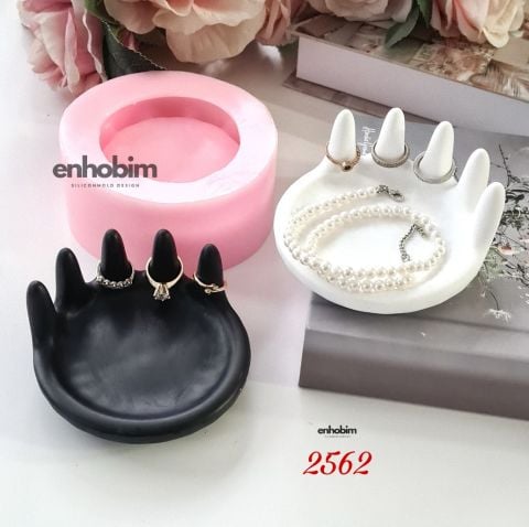 Parmak Form Yüzüklük organizatör silikon kalıp