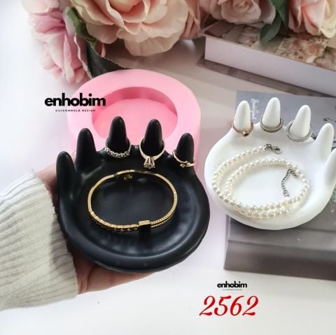 Parmak Form Yüzüklük organizatör silikon kalıp