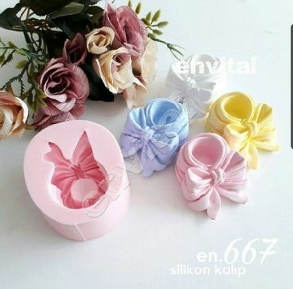 Şamdan fiyonklu silikon kalıp