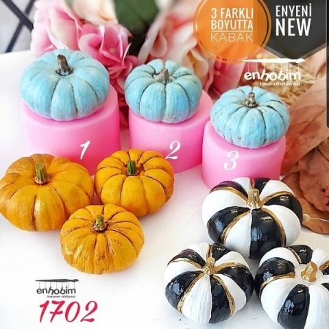3lü kabak set silikon kalıp