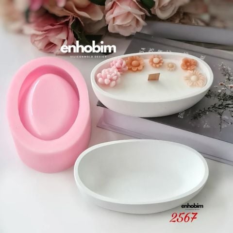 Küçük Boy Kayık Tabak sunumluk Silikon Kalıp