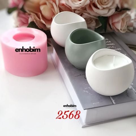 Oval Mum Kabı Silikon Kalıp