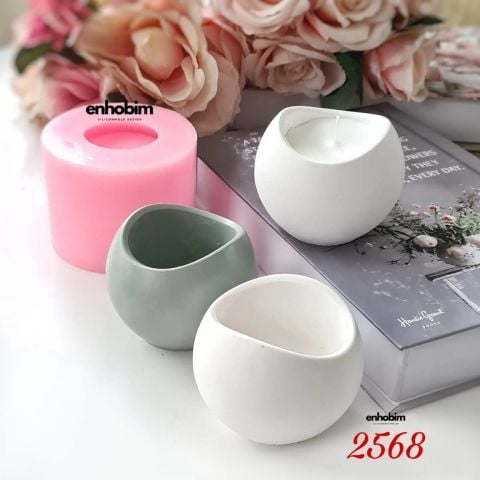 Oval Mum Kabı Silikon Kalıp