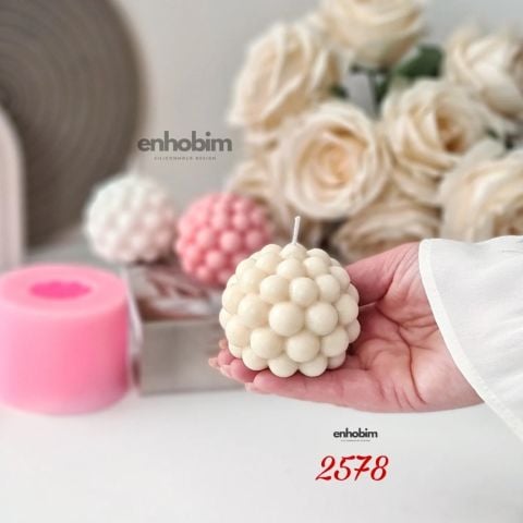 Yuvarlak form bubble  silikonkalıp
