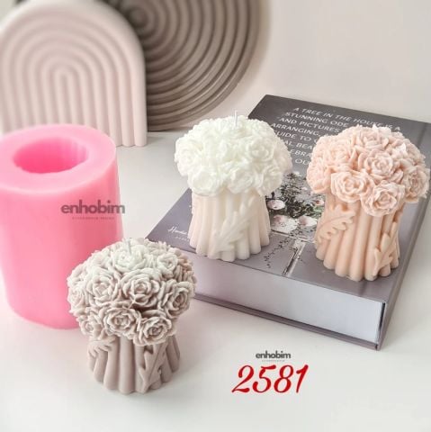 Gül buketi Silikonkalıp