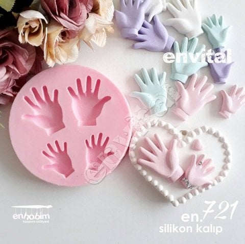 Eller silikon kalıp