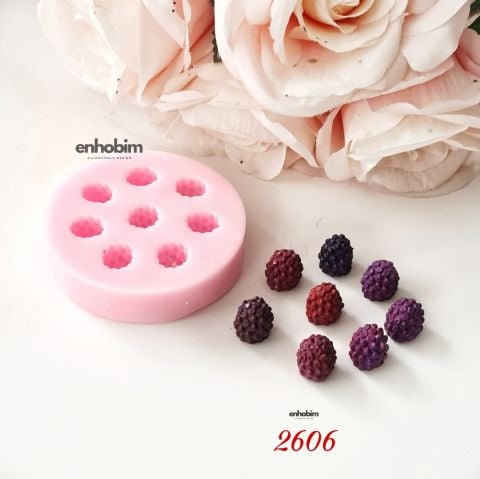 8li Böğürtlen Silikon Kalıp