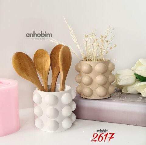 Bubble Saksı Silikon kalıp