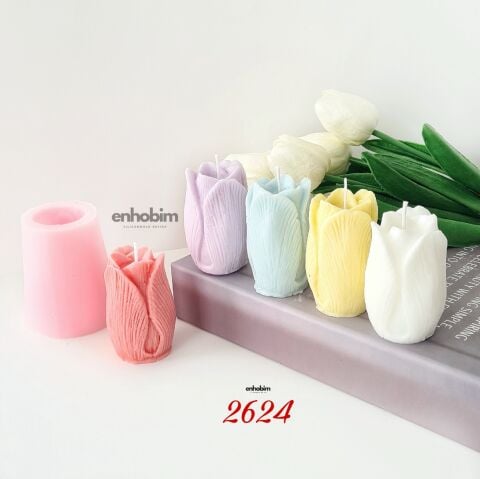 Uzun Lale Mum silikon kalıp