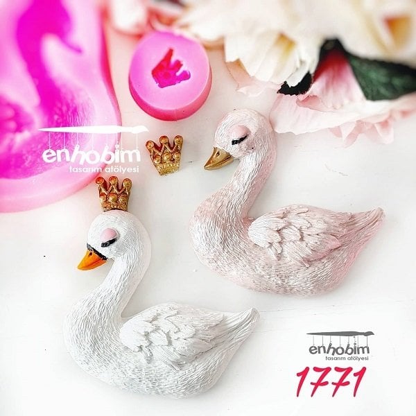 Pano kuğu silikon kalıp