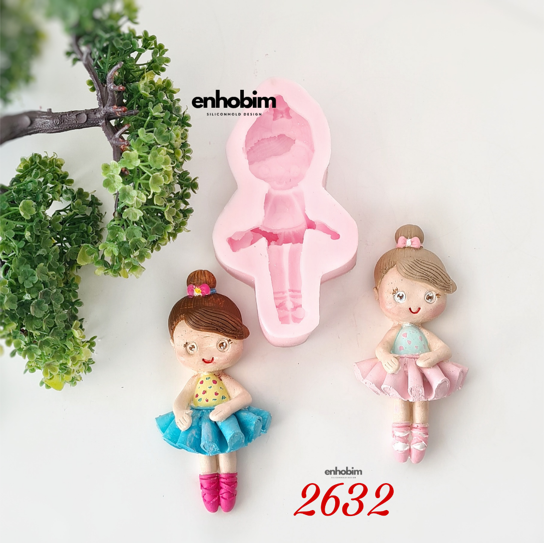 Balerin kız silikon kalıp