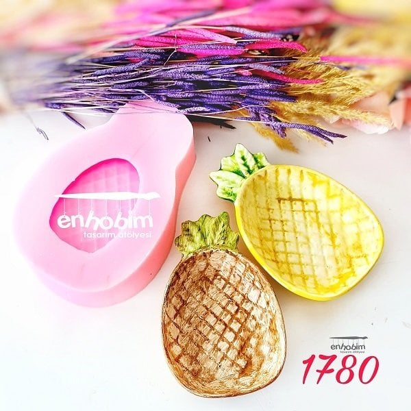 Ananas sunumluk silikon kalıp
