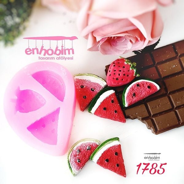 Minik karpuzlar silikon kalıp